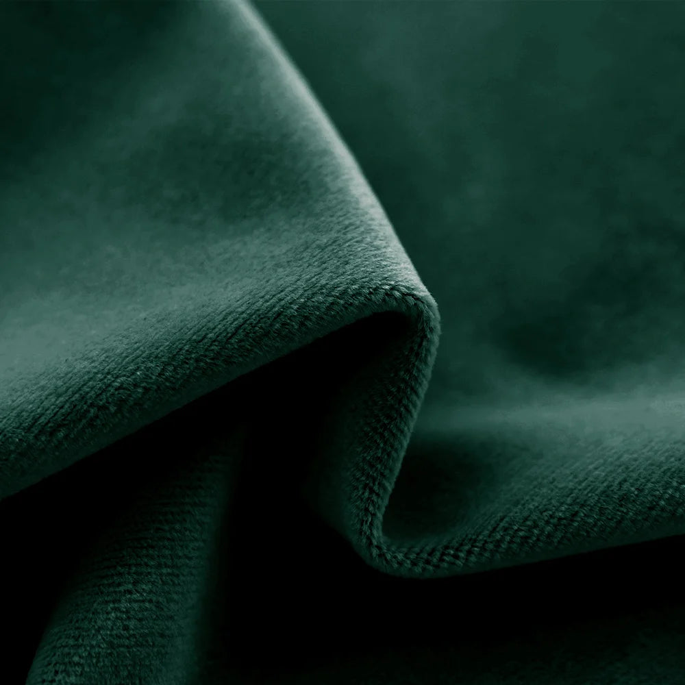 Luxury Velvet Blackout Curtain [1 Panel] Soundproof Room Darkening Drapery Heavyweight Soft Window Panel for Bedroom & Theater