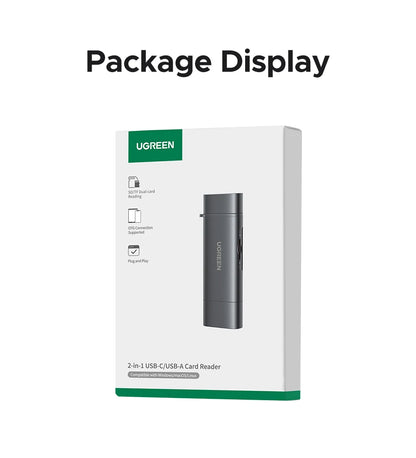 UGREEN USB C SD 4.0 Card Reader USB Memory Card Reader 312MB/s USB3.0&USB C to SD Micro SD TF Card for PC Laptop UHS-II/UHS-I