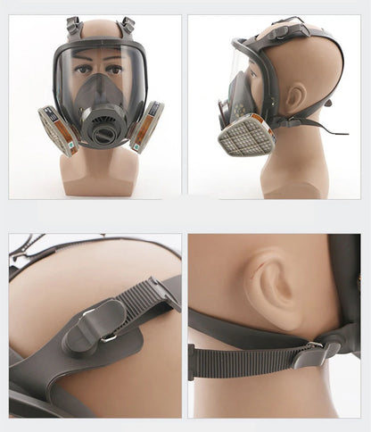 6800 Anti-gas full face mask spray paint chemical grinding activated carbon for gas mechanical polishing logging coating welding