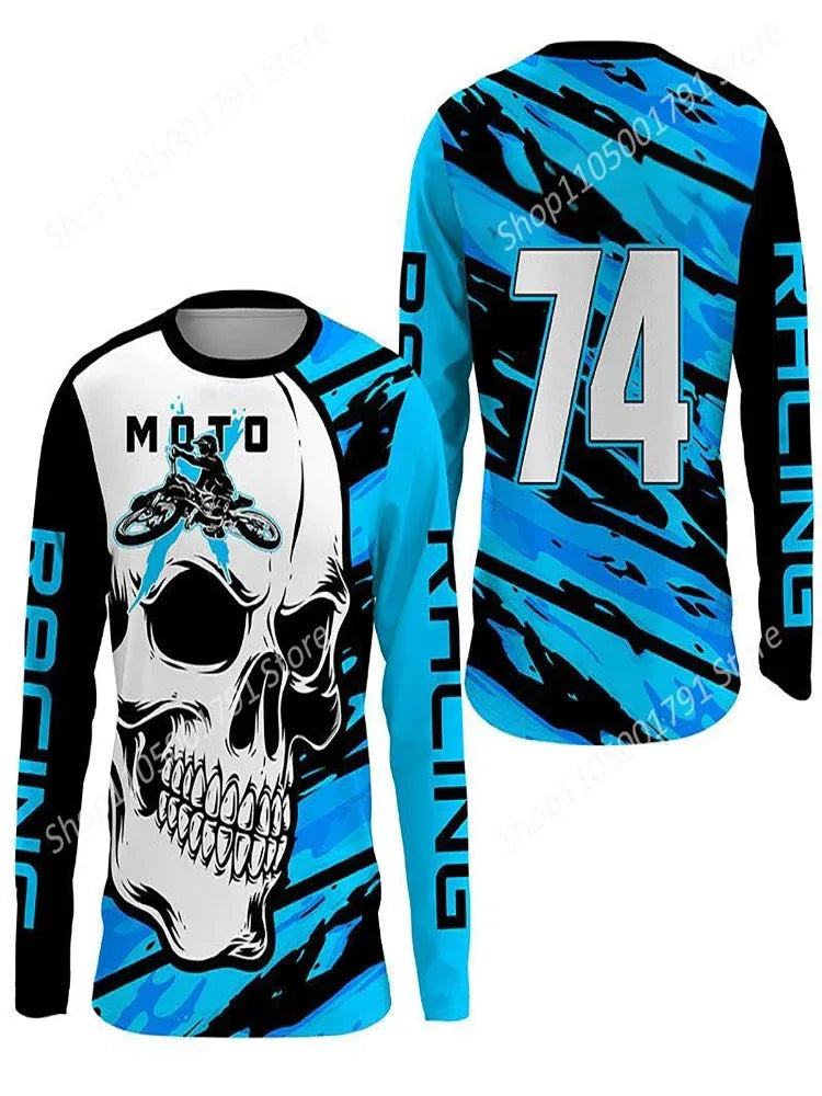 2026 New 3D Printed Mountain Bike Sports T Shirt Off Road Long Sleeve Motorcycle Sportswear Quick Dry Fabric for Race Cycling