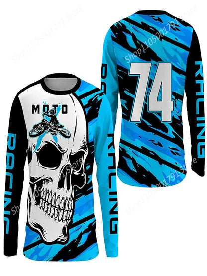 2026 New 3D Printed Mountain Bike Sports T Shirt Off Road Long Sleeve Motorcycle Sportswear Quick Dry Fabric for Race Cycling