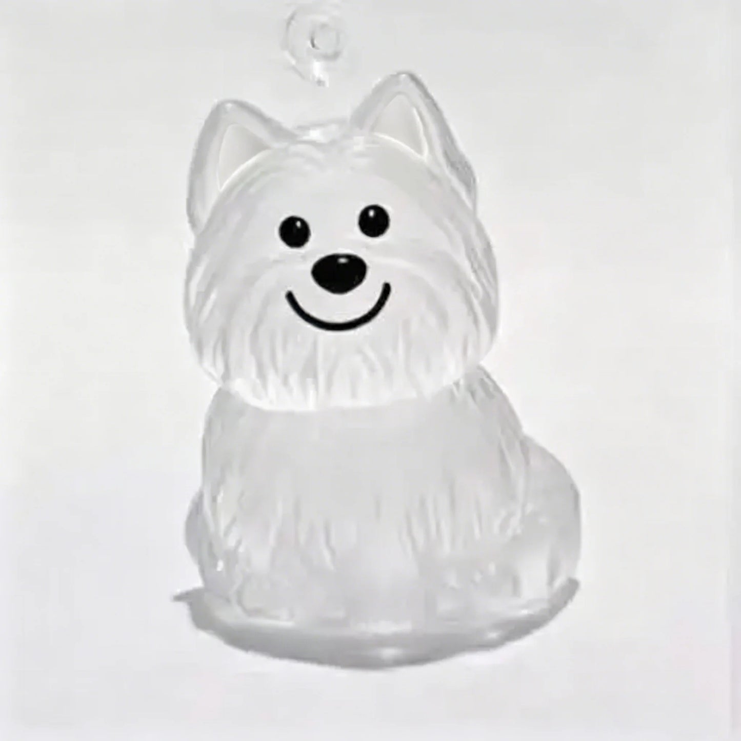 Transparent Dog Hair Storage Container Adorable Pet Keepsake Capsule Pendant With Key Ring for Pet Lovers DIY Memorial Keychain