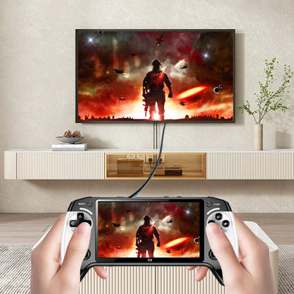 X9 Handheld Video Game Console With 3000 Games 5.5inch Screen Retro Video Game Player Built in 9 Emulators Support NES GBA GBC
