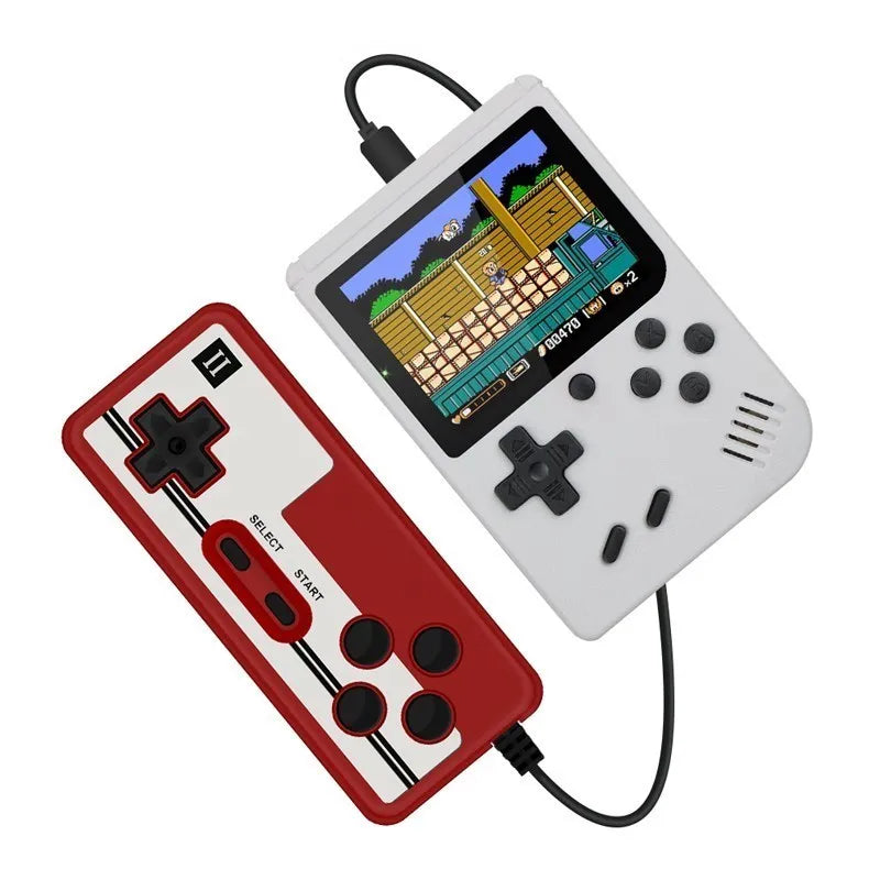 Built-in 400 FC Games with Portable Case 3.0 Inch LCD Screen Video Game Player Kids Boys Gift for Retro Handheld Game Console