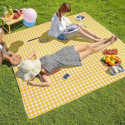 180x180cm Waterproof Picnic Mat Portable Lightweight Picnic Blanket Outdoor Travel Camping Beach Grass Mat Various Colors