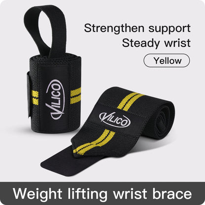 Fitness Wristband Wrapped Design With Adjustable Elasticity to Support and Stabilize The Wrist, Avoiding Wrist Injuries