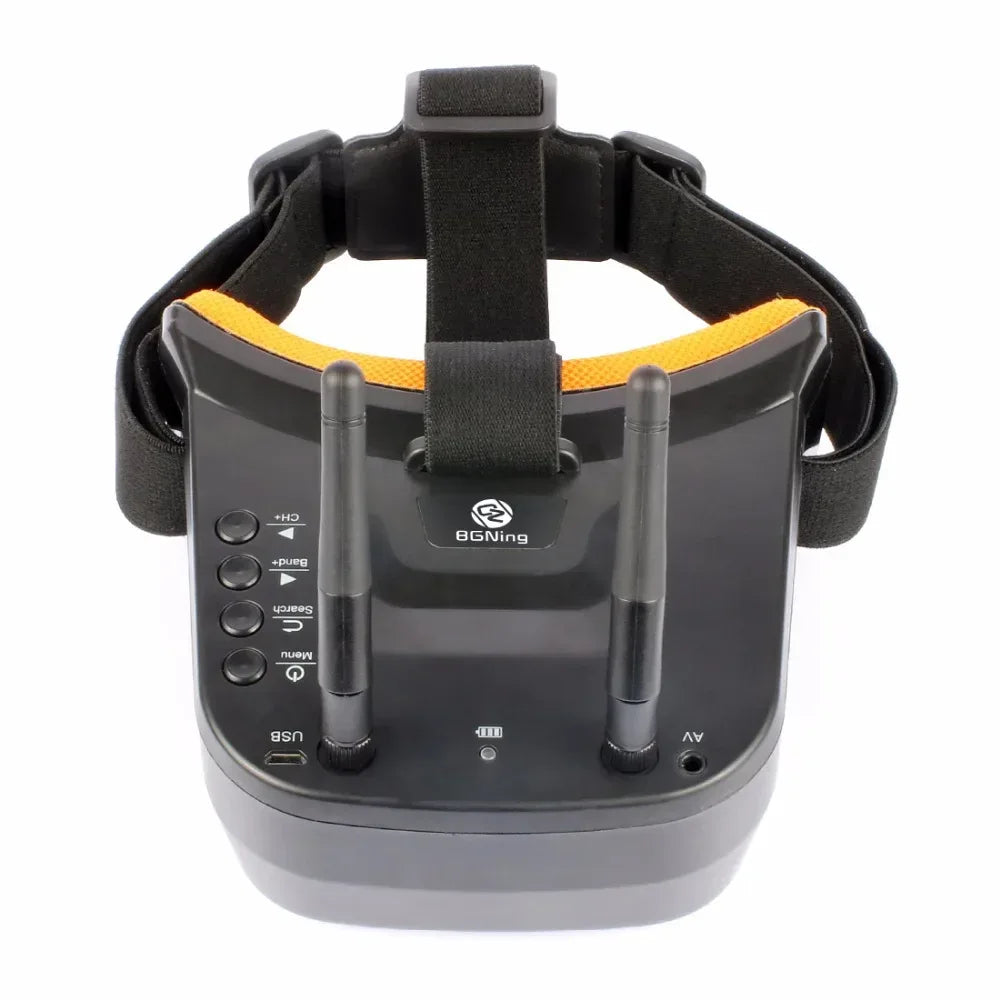 BGNing FPV Goggles 3inch 480 x 320 Display Double Antenna 5.8G 40CH Built-in 3.7V 1200mAh Battery for RC Racing Plane Quadcopter