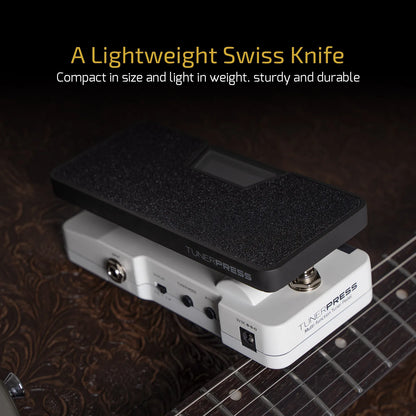 HOTONE Multi-function Tuner Press 4 in 1 Switchable Volume & Expression Padel with Buffer switch and Visible Tuner