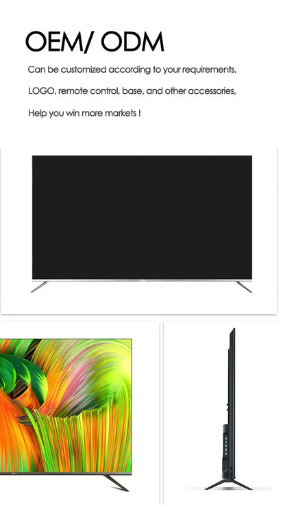【Hot】55inch Android WebOs Smart TV Television 55 65 75 85 Inch Full Screen 4K UHD LED TV