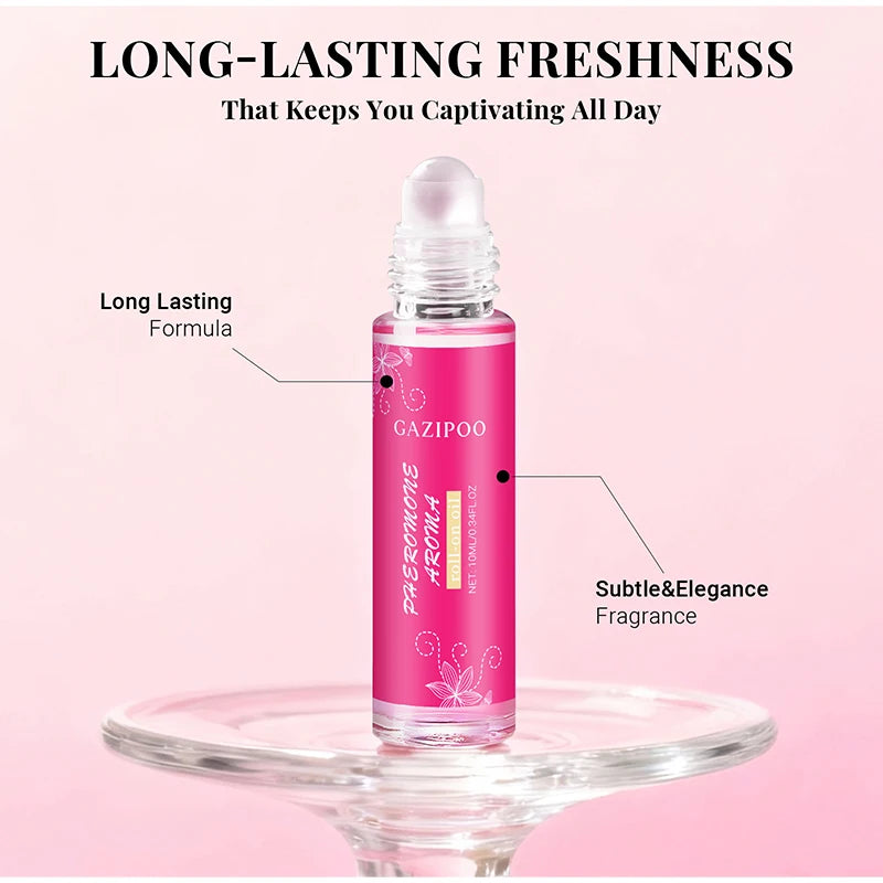 Pheromones Perfume For Women To Attract Men,Long Lasting Roll On Scent,Fruity Floral Eau De Parfum,Jasmine/Violet/Musk Fragrance