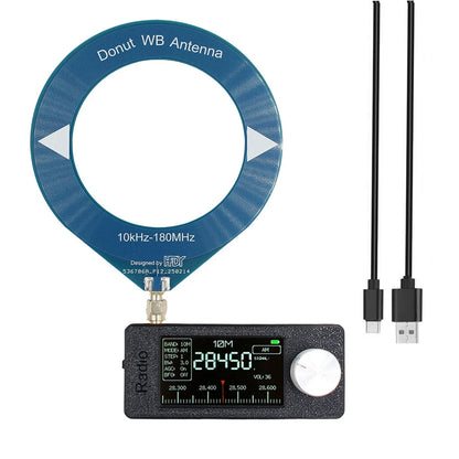 SI4732 0.5-108mhz Portable Radio 1.9inch IPS Screen Pocket Mini Radio LSB USB AM FM FM/AM Radio HF SW MW VHF Radio