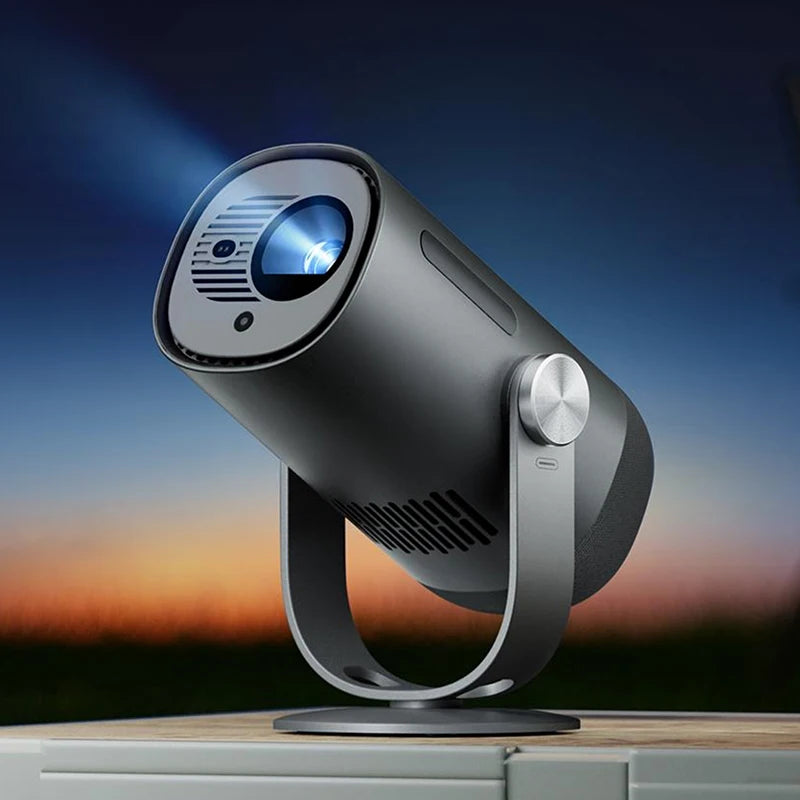 Dangbei Freedo Mini Portable Projector 1080P FHD 450 ISO Lumens 360° Surround Sound Auto Focus Projector Home Outdoor Camping