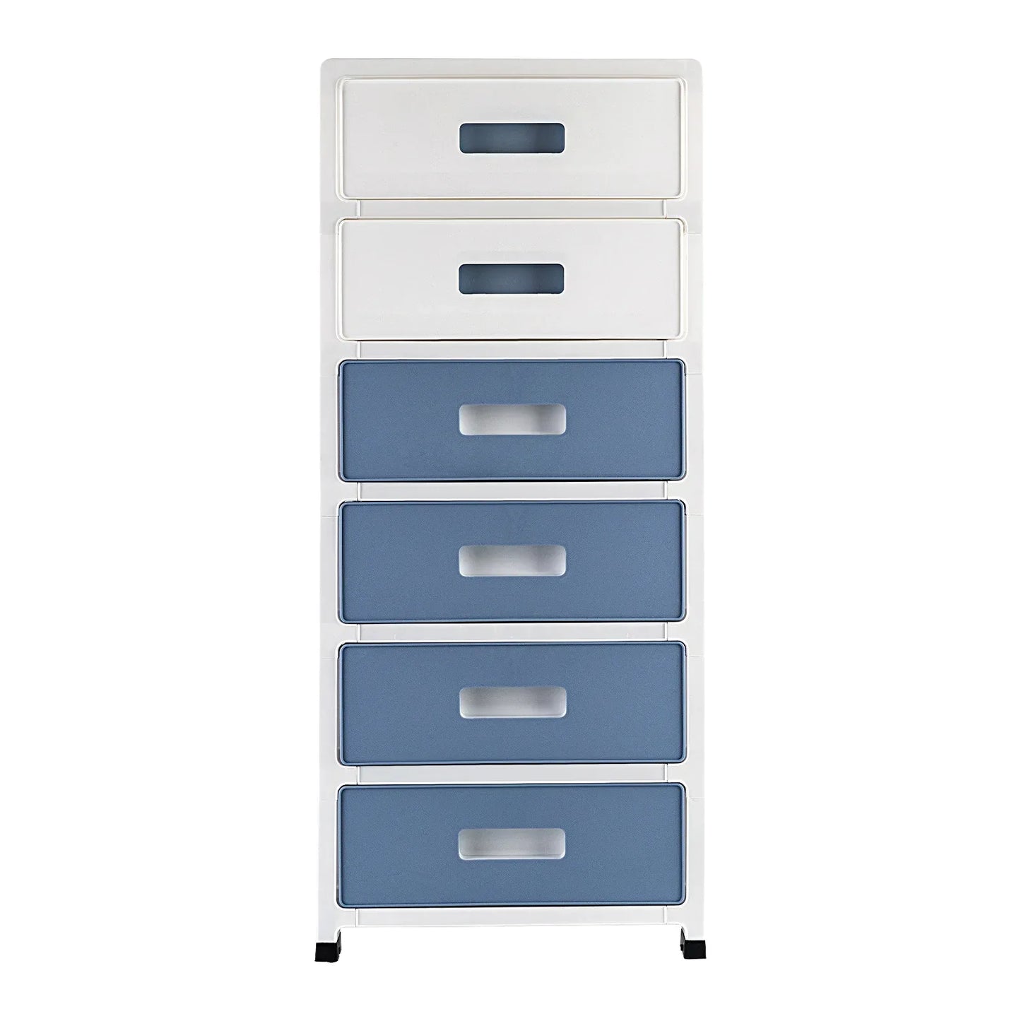 6 Tier Drawer Cabinet Plastic Drawer Tower Drawer Desktop Organizer For Kitchen Bathroom Living Room Bedroom Office 35*26*83.5cm