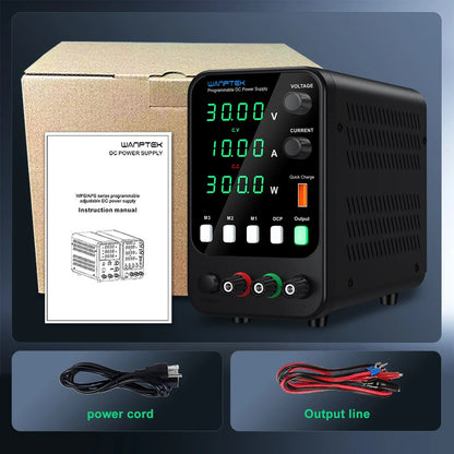 Wanptek DC Laboratory Power Supply 30V 10A 60V 5A 120V 3A Adjustable Voltage Current Applicable voltage 110V 220V Power Supply