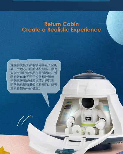 Puzzle Acousto Optic Space Toys Space Model Air Force Shuttle Space Station Rocket Aviation Series Toy Forkids Christmas Gift