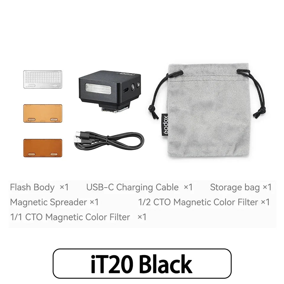 Godox iT20 iT22 TTL Mini Flash iFlash Camera Flash for Canon Nikon Sony Fujifilm Olympus Panasonic Ricoh Cameras