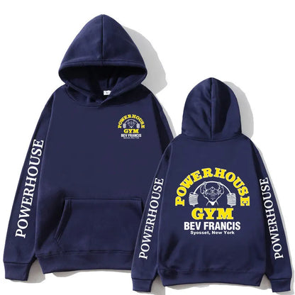 Funny Powerhouse Gym Hoodie Harajuku Men's Oversized Long Sleeve Sweatshirt Geek Fitness Hoody Tracksuit Gothic Streetwear Tops