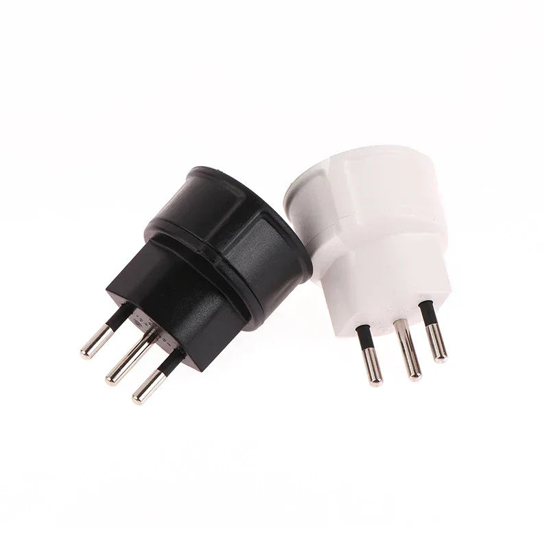1 Pc European France To Swiss Plugs Travel Adapter 3 Pin Plug 10A 250V Power Plug EU To Switzerland Electrical Plug Socket