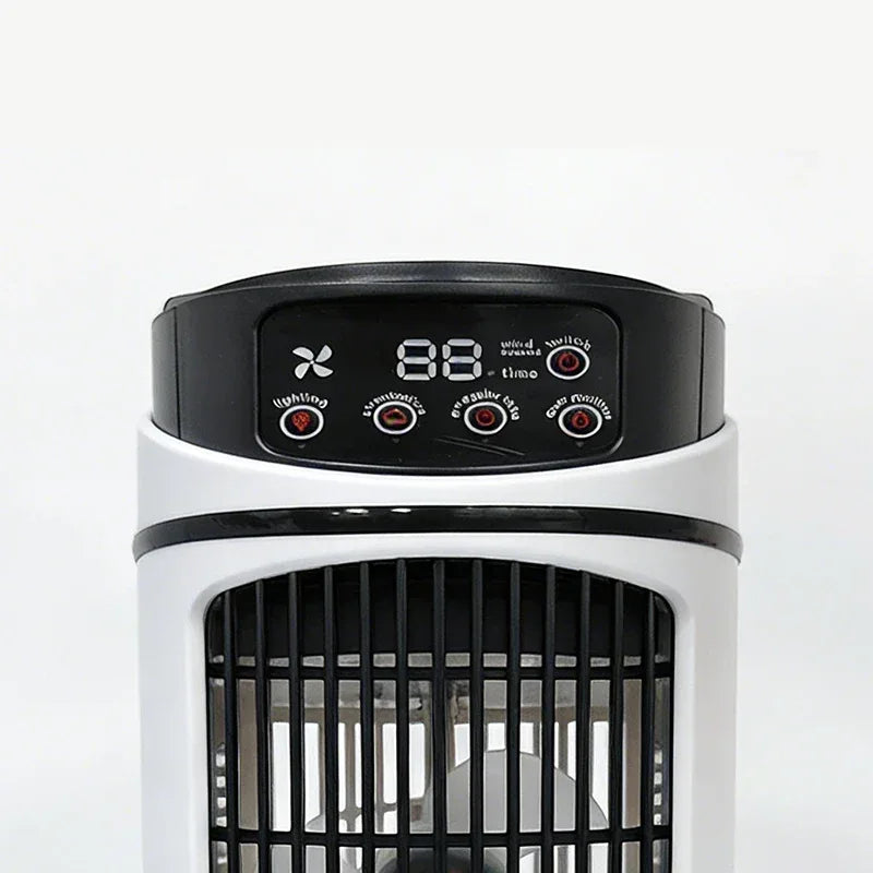 Portable intelligent communication air conditioning small USB charging fan mini water-cooled summer air cooling fan