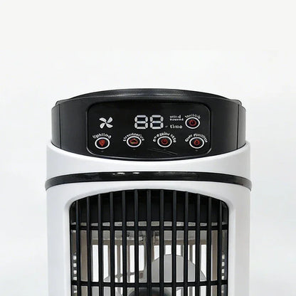 Portable intelligent communication air conditioning small USB charging fan mini water-cooled summer air cooling fan