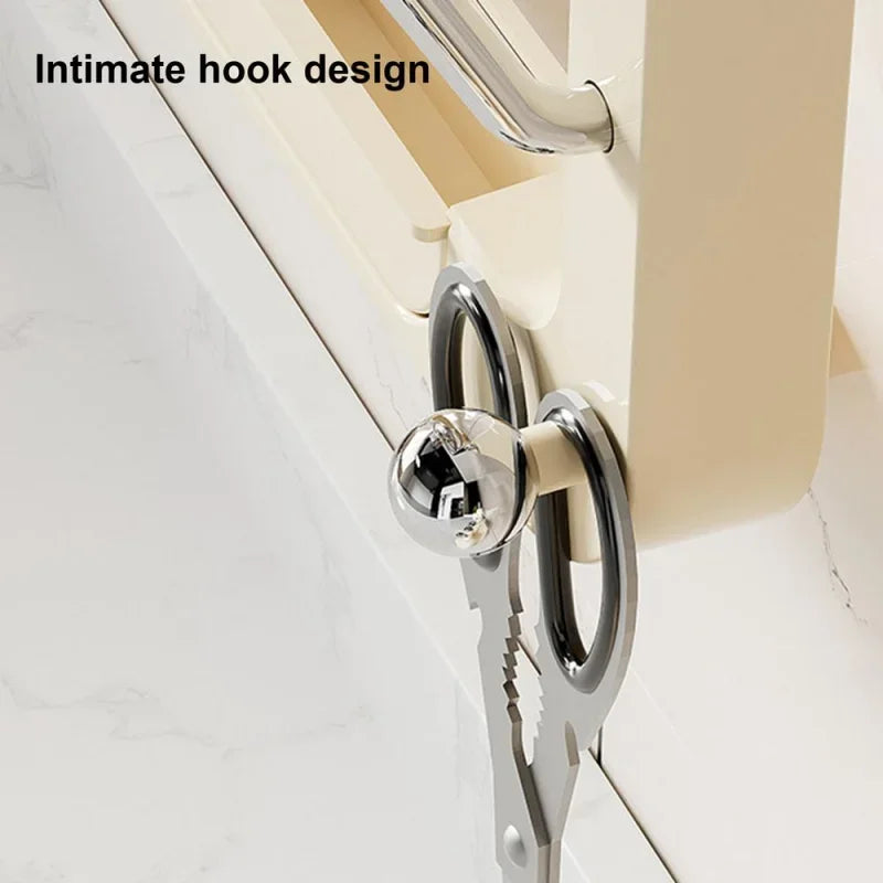 Kitchen Organizer Rack Wall Hanging Pot Cover Rack Multilayer Pot Lid Metal Multifunctional Rack Pot Lid Storage Rack