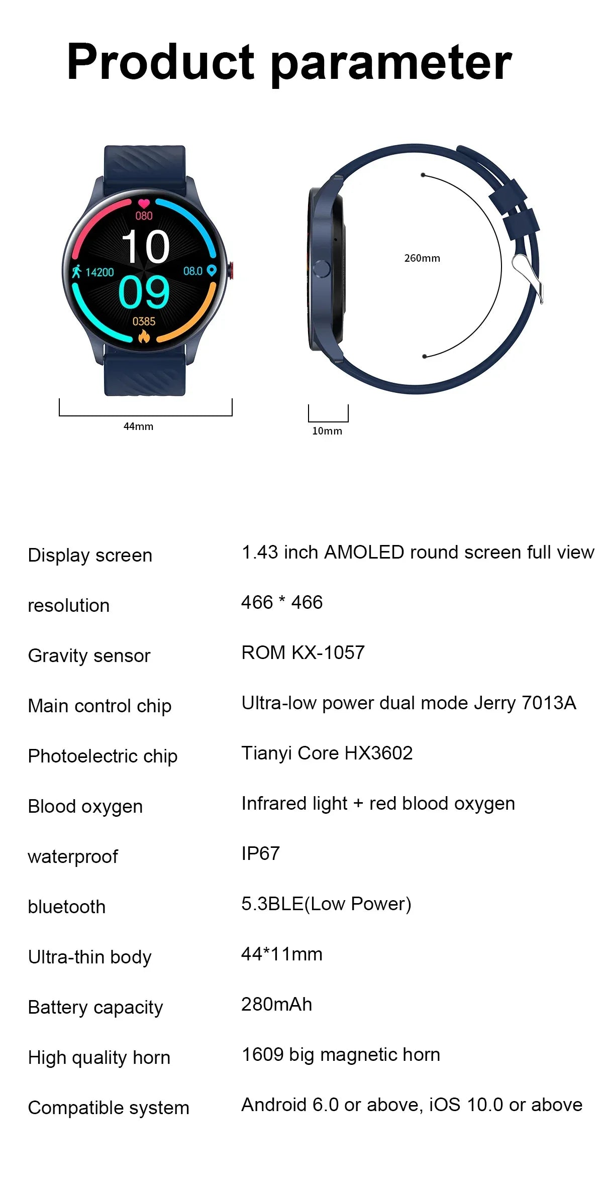New Health Smart Watch ECG Heart Rate Blood Oxygen Blood Pressure Monitoring Bluetooth Call GPS Movement Trajectory Smartwatches