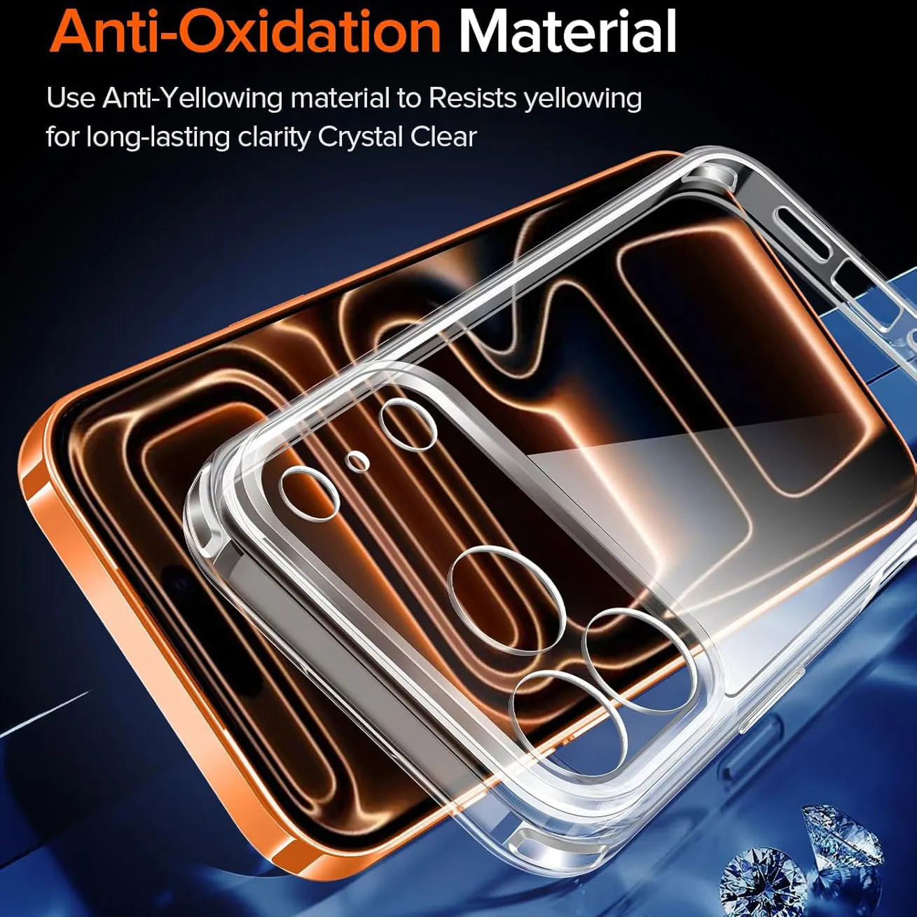 Luxury Transparent Silicone Phone Case For iPhone 17 16 Pro Max Shockproof Soft Cover For Apple iphone 17 Air 16 Plus 16E Bumper
