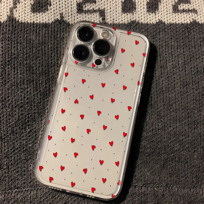 Luminous Love Case For iPhone 16 16E 15 11 12 13 14 Pro Max  For iPhone XR XS Max 8 Plus Back Cover
