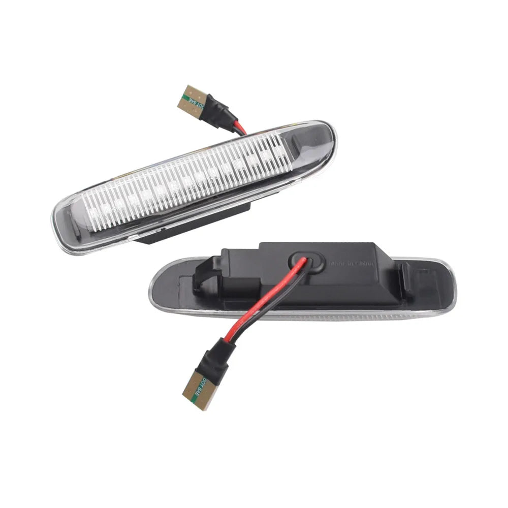 Sequential Flashing LED Turn Signal Side Marker Light For BMW 3 Series E46 Sedan Coupe Wagon Convertible 1997-2001