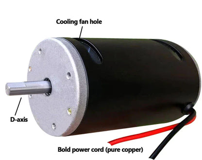 12V 300W 3600rpm/24V 500W 7000rpm High-power CW CCW  Dual Bearing DC Permanent Magnet Motor