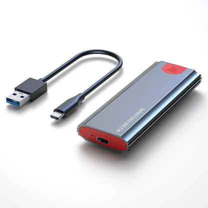 M2 NVMe SATA SSD Case 10Gbps SSD Box M.2 NVME NGFF SSD to USB 3.1 Enclosure Type-A to Type-C Cable for M.2 SSD  PC Accessories