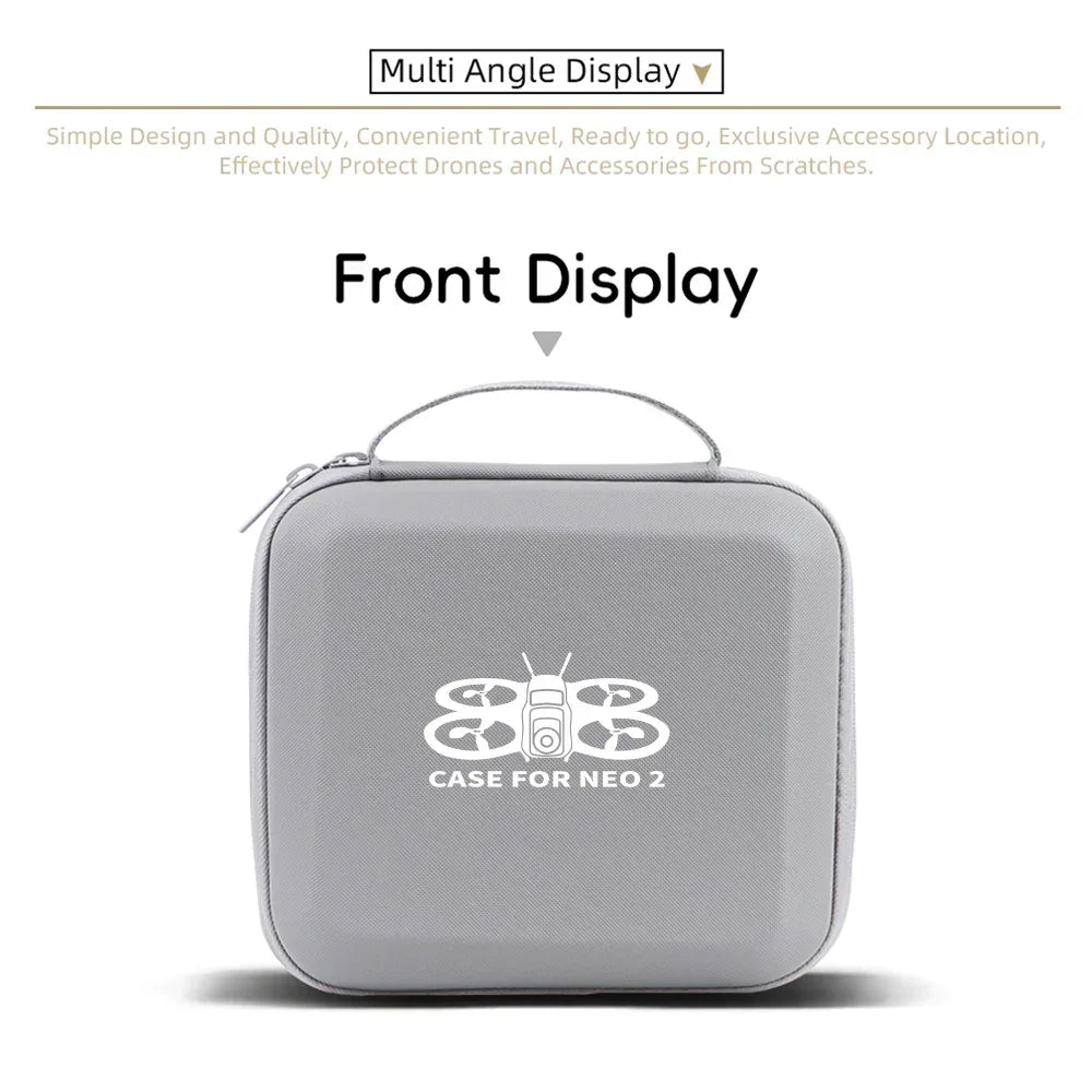 Carrying Shockproof Case For DJI NEO 2 Case Portable Storage Bag For DJI Neo 2 Drone Remote Accessories