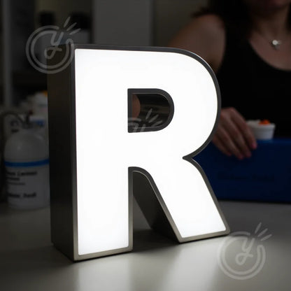 Custom Made LED 3D Sign Metal Backlit Letters for Outdoor Business Storefront Waterproof Advertising Display