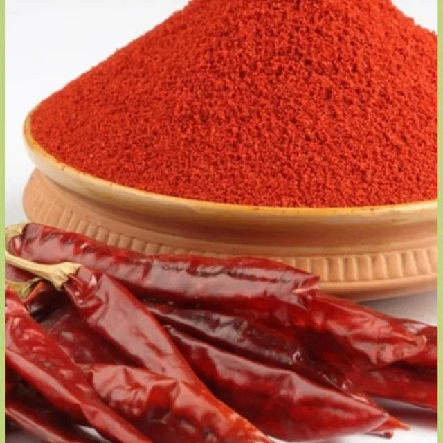 Premium Grade Paprika Powder Finely Ground Natural Deep Red Color Blended Spice Single Herbs Raw Saanvisha Telangana India