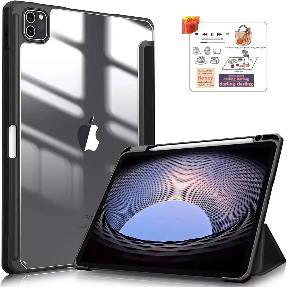 For 2025 Tablet Case iPad Air 11 inch M2 M3 Pro 13/11 M4 Cover for iPad 10th 11th 10.9 Air 4/5 7/8/9th 10.2 4/5/6th 9.7 Mini 6 7