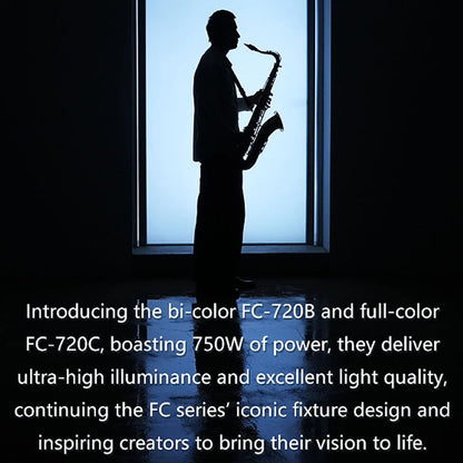 Nanlite FC-720B FC-720C Bowens Mount Video COB Fill Lighting Smart APP Control Bi-color / RGB 2 Version Available for Filmmaking
