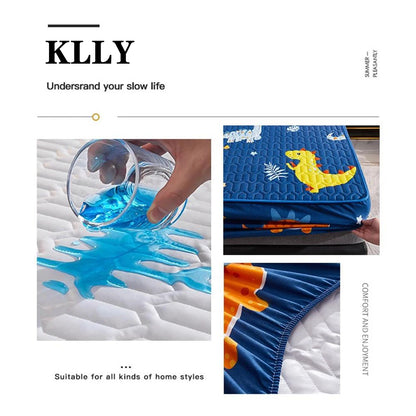 Waterproof Thicken Mattress Pad Protector Skin-Friendly Durable Fitted Sheet Bed Cover Latex Mat Cover 120x200 150x200 180x200