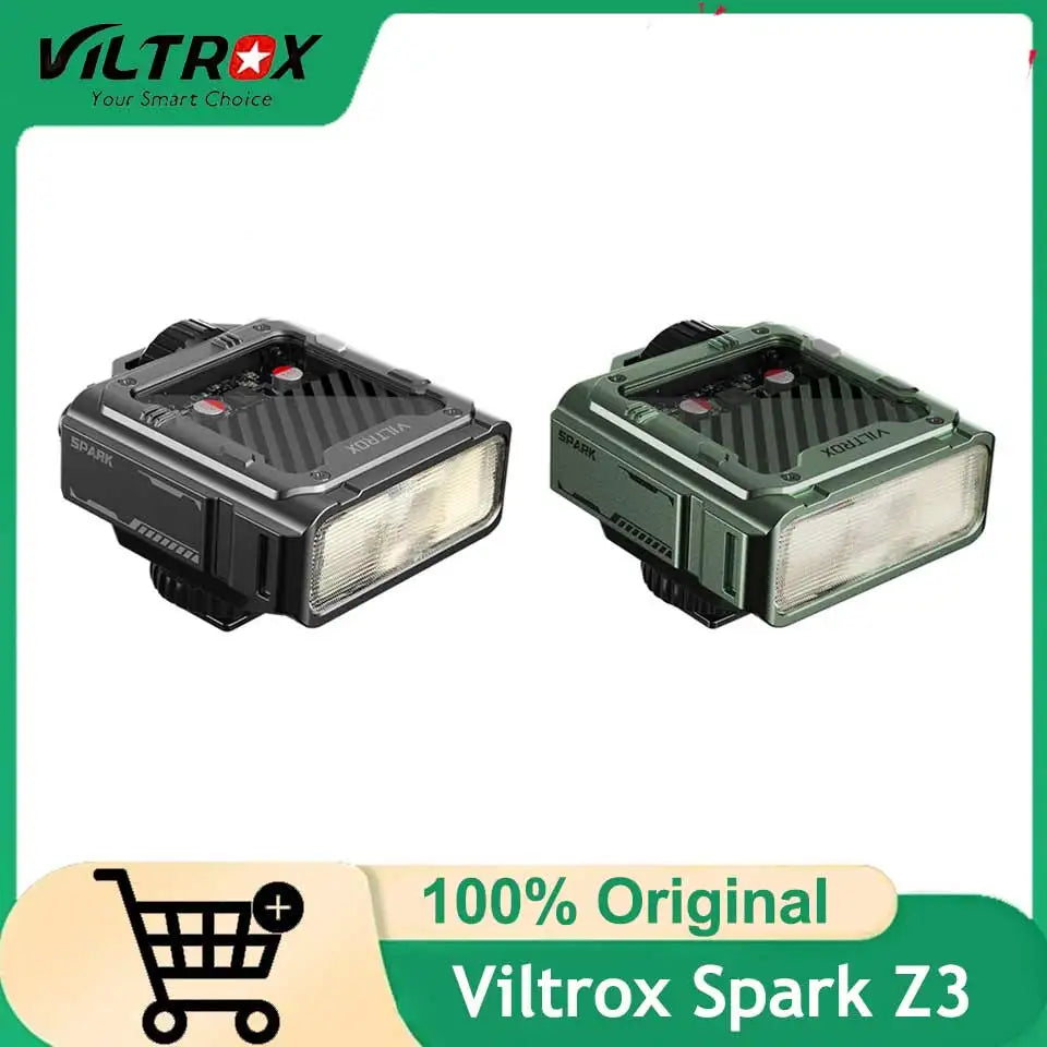 VILTROX Spark Z3 on-camera Flash Speedlite with TTL GN16 6500K Speedlight for Canon Nikon Sony Fujifilm DSLR Camera