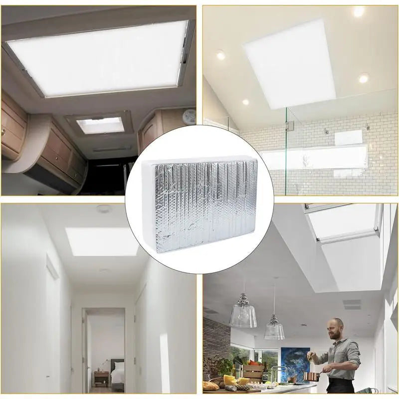 RV Skylight Cover Skylight Shade Insulator Cover Reflective Sunroof Cover Shade Sunshade For RV Vent UV Protection RV Blinds