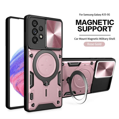 For Samsung Galaxy A33 A53 A13 A23 5G Case Slide Lens Protect Armor Cover For Samsung A12 M12 A52 A52S A04S A 33 53 23 52 Coque