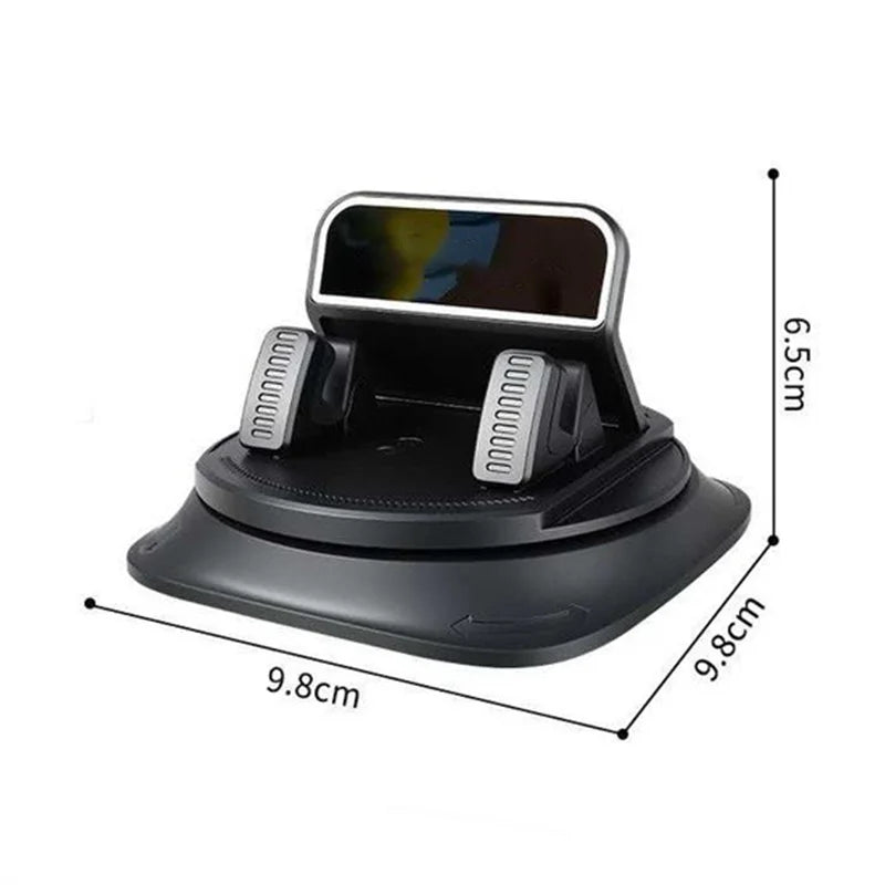 360 Rotating Car Phone Holder Dashboard Non-slip Desktop Phone Mount Stand Smartphone Universal GPS Navigation Bracket Support