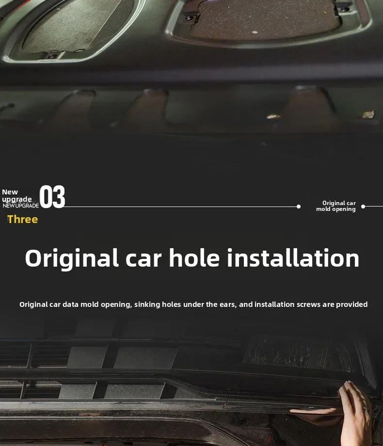 Under Engine Cover Accessories Engine alloy plastics Engine Protection Device For Venucia‌ The V 2021-2024 1.5T