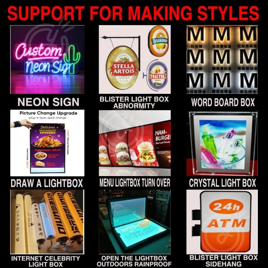 Custom Made LED 3D Sign Metal Backlit Letters for Outdoor Business Storefront Waterproof Advertising Display