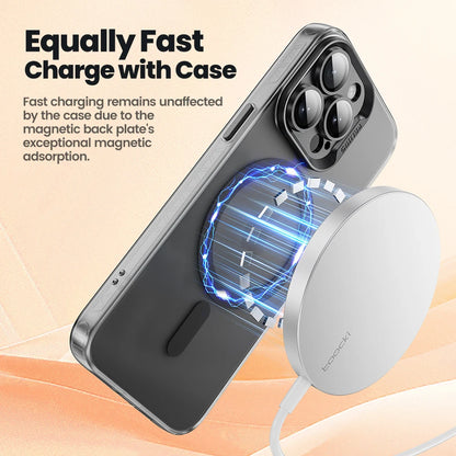 Toocki Magnetic Phone Case For iPhone 15 14 Pro Plus Wireless Charging Cover For iPhone 13 12 Pro Max Shockproof Protective Case