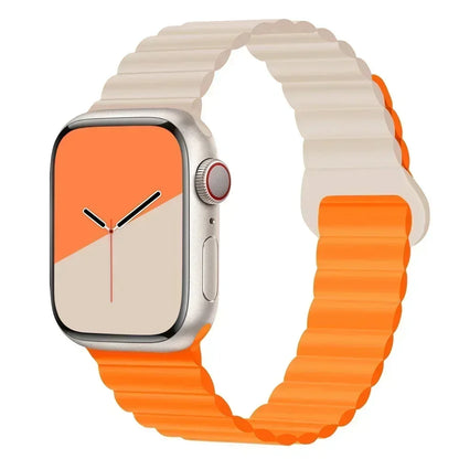 NEW Original Liquid Silicone Magnetic bands for Apple watch band Ultra 2 Series 9 SE iwatch 42mm 44mm 45mm 49mm 38mm 40mm 41mm