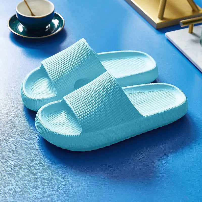 Kidmi Summer Thick Sole Slippers Men Sandals Home Softsole Slippers Outdoor Breathable Sandals for Home Flat Sandals Men's Shoes