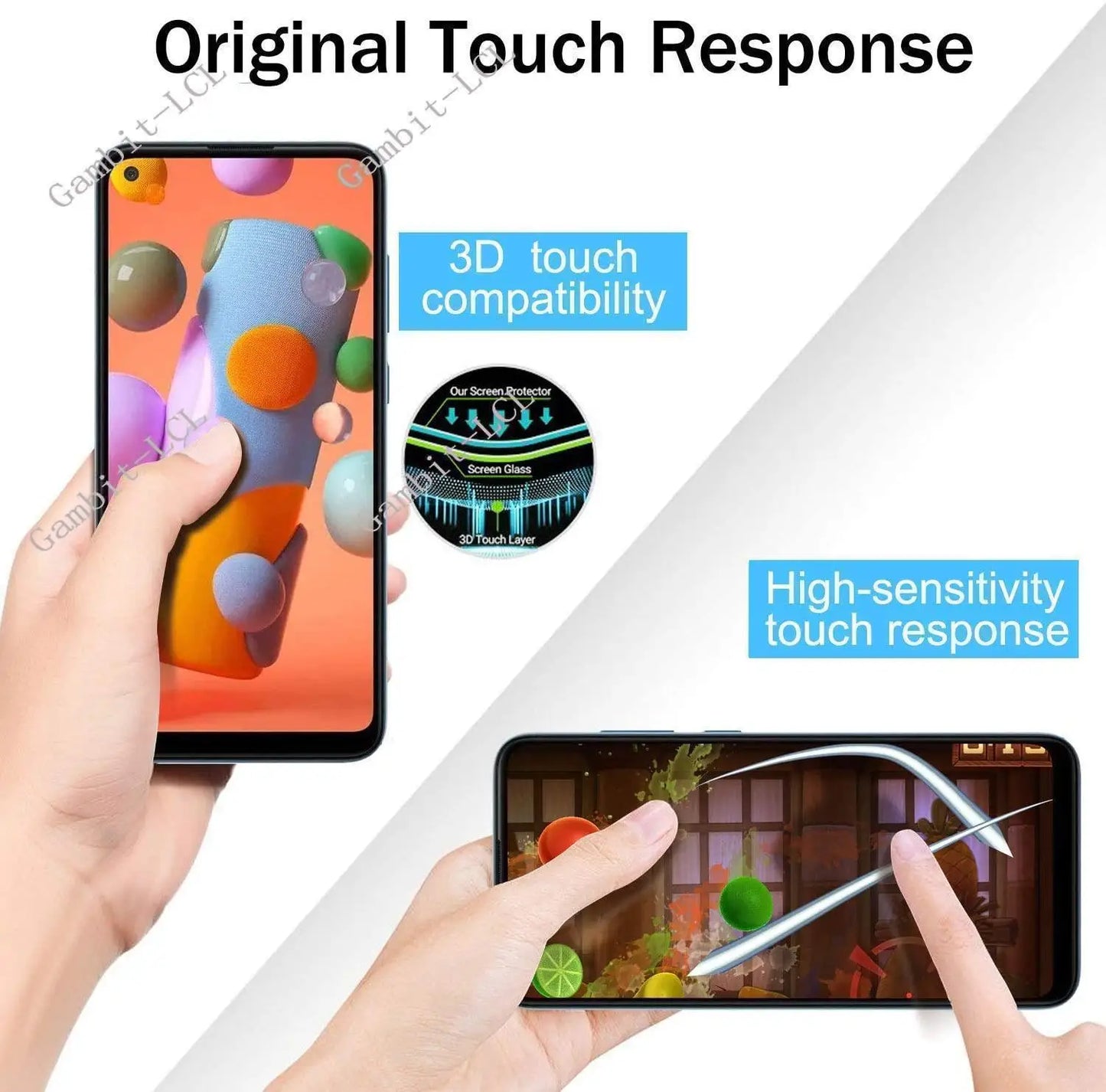 9H HD Original Tempered Glass For TCL 505 6.75" TCL505 T509K T5094 Screen Protection Protector Cover Film Cover