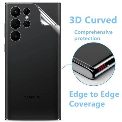 3PCS Back Matte Hydrogel Film for Samsung S24 S23 S22 S21 S20 Ultra FE S10 S9 Plus Screen Protector for Note 8 9 10 20 TPU Film