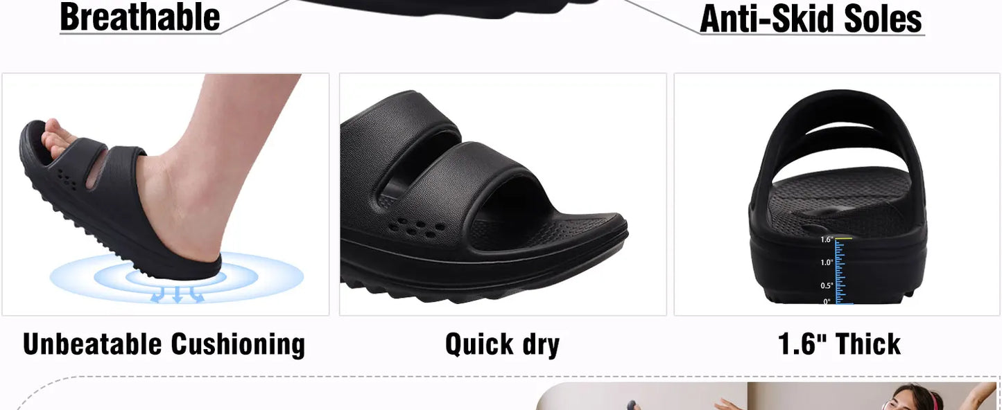 Evshine Summer Plantar Fasciitis Feet Sandals with Arch Support Best Orthotic flip Flops for Flat Feet Heel Pain For Women
