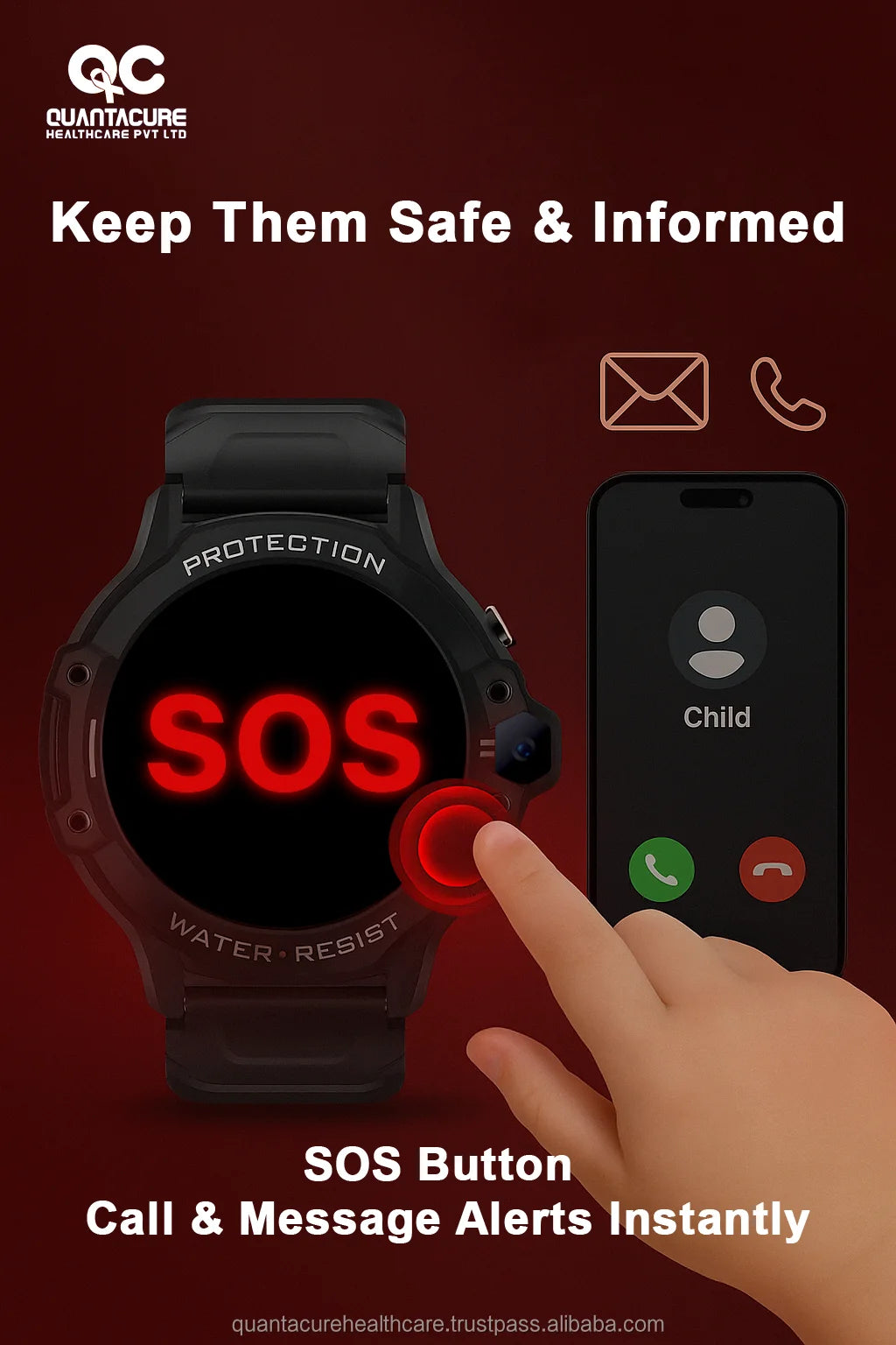 2025 QC K14 Kids 4G GPS Smartwatch 700mAh Super Battery IP68 Video Call Answer Call SOS Voice Chat Tracker WiFi LBS Sleep